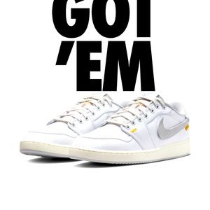 Air Jordan 1 Low AJKO x Union Los Angeles Sail Canvas size 14 Mens New